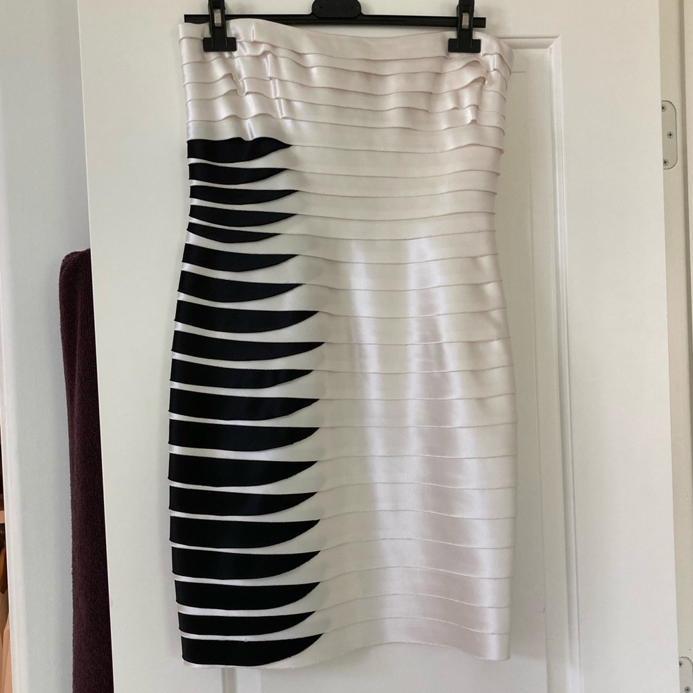 BCBG Strapless evening dress